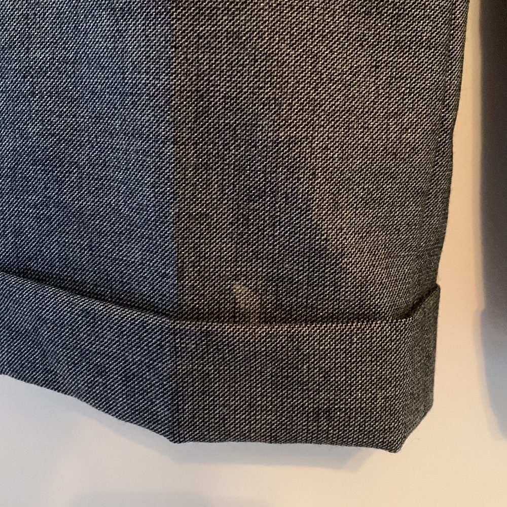 J. Crew Y2K Suit. Shimmer gold & Drk gray SZ 0. Purchased in NYC. 2007 winter. - Picture 6 of 10